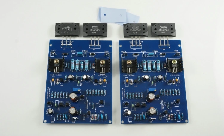 2pcs NAIM NAP140 80W 8R CLONE Dual 80W 8R 2SC3858 2SC2922 AMP Amplifier Assembled Board