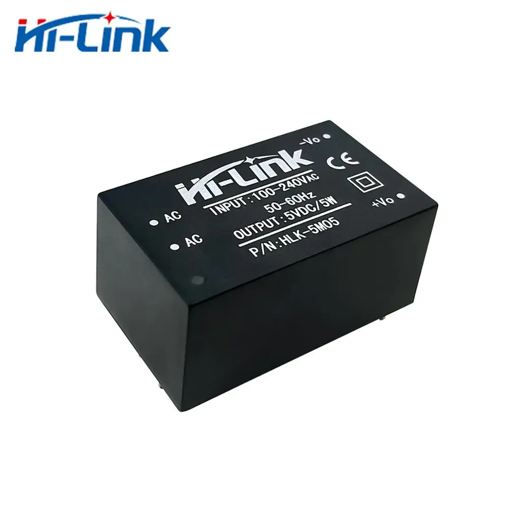 Hi-Link Oryginalny moduł zasilacza 5W 5V 1A HLK-5M05 AC DC Step-Down do montażu na płytce drukowanej
