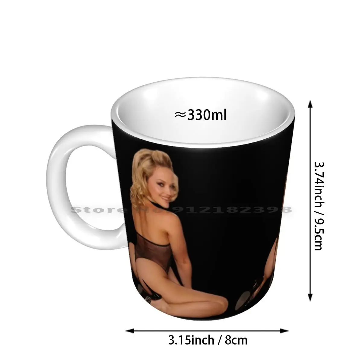 My Alexis Texas With Big Booty On Black Ceramic Mugs Coffee Cups Milk Tea Mug My Alexis Texas With Big Booty On Black Creative