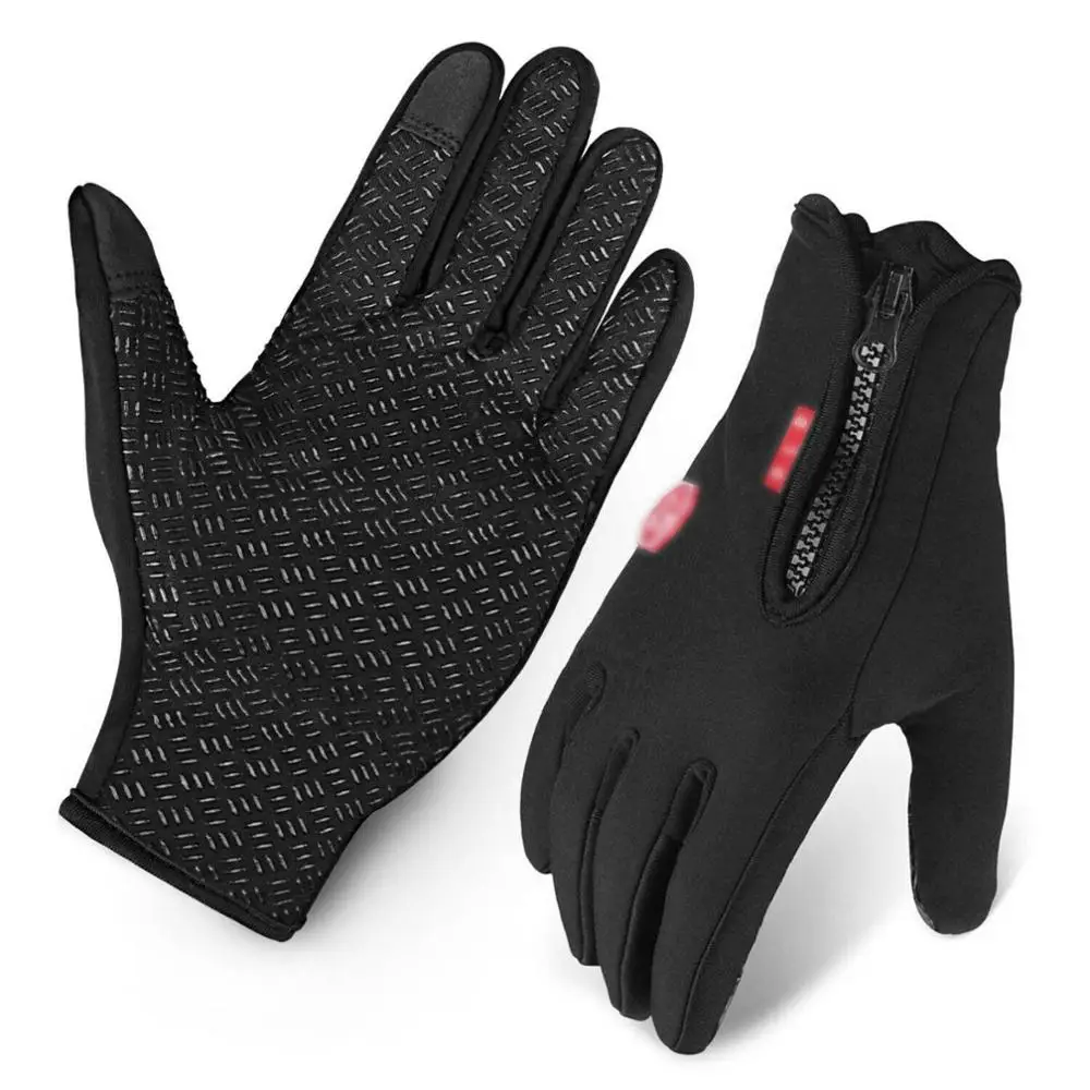 Winter Warm Men's Gloves Windproof Anti-slip Thermal Touch Screen Motorcycle Cycling Outdoor Camping Hiking Fishing Ski Gloves