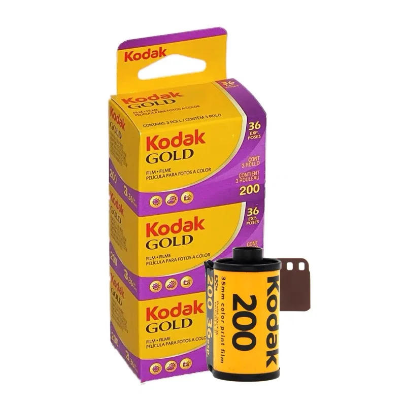 KODAK Gold 200 Color 35mm Film 36 Exposure per Roll Fit For M35 / M38 Camera