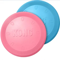 KONG Puppy Flyer Dog Toy, Blue/Pink