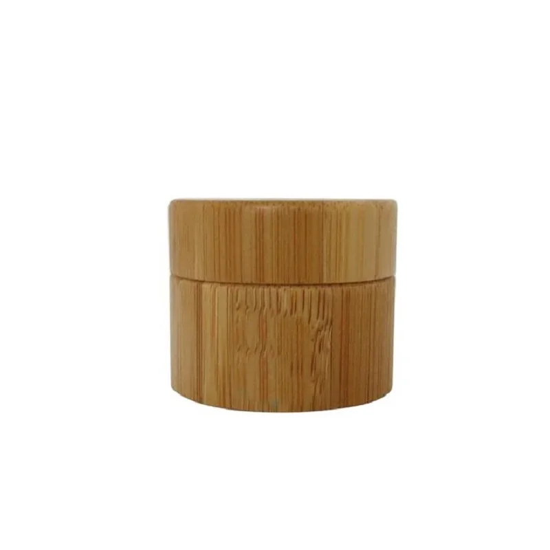 

15pcs 30G Bamboo Wooden Cosmetic Packing Container, Empty Bamboo Cover Cream Jar with PP Inner, DIY Bamboo Cream Boxs