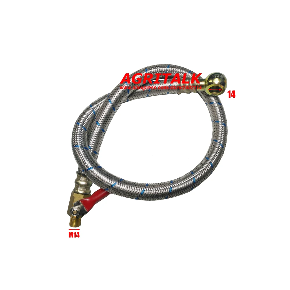 

Fuel delivery pipe with tap for Dongfeng tractor, part number: 300.50.015A