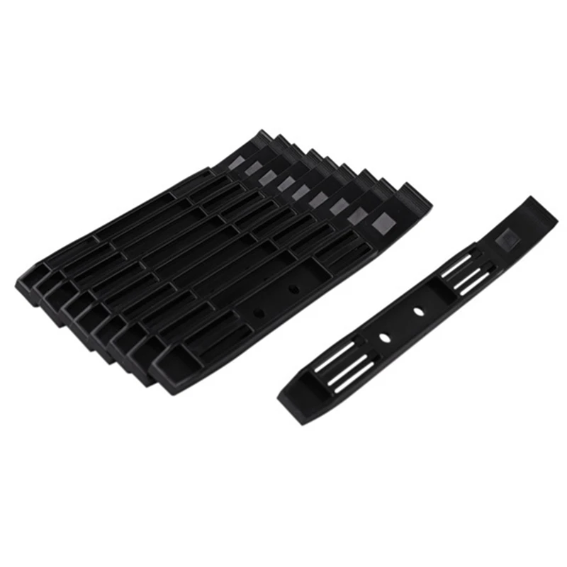 5 Pairs Hard Drive Rails Chassis Cage Accessories Drive Bay Slider Plastic Rails for 3.5 to 5.25 Hard Drive Tray Caddy