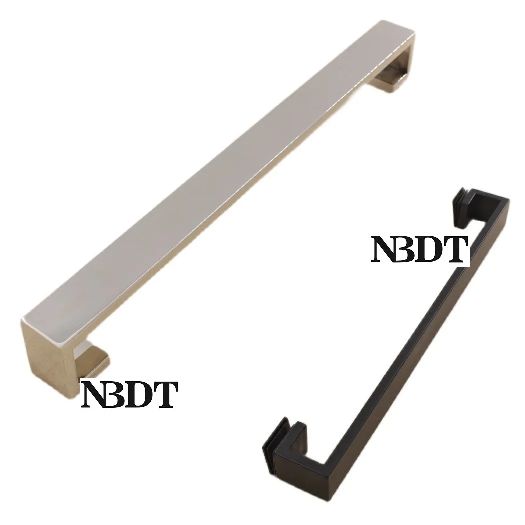 

2 шт., матовый черный Прямоугольный плоский Натяжной стержень для стеклянной двери душевой кабины