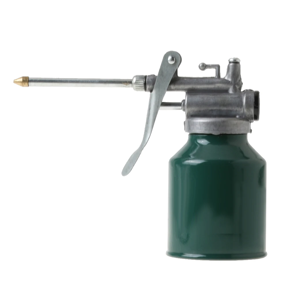 Green 250ml Vehicles Lubricants High Pressure Pump Oiler Oil Tool Oil Pot Engine Oil Bottle