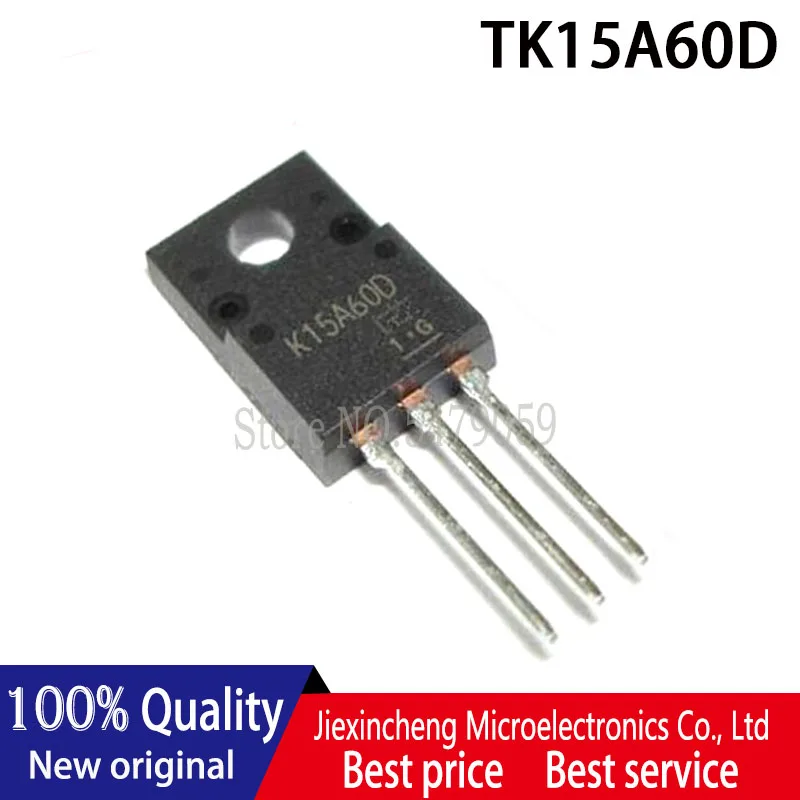 10 قطعة TK15A60D K15A60D TO-220F 600V 15A MOSFET