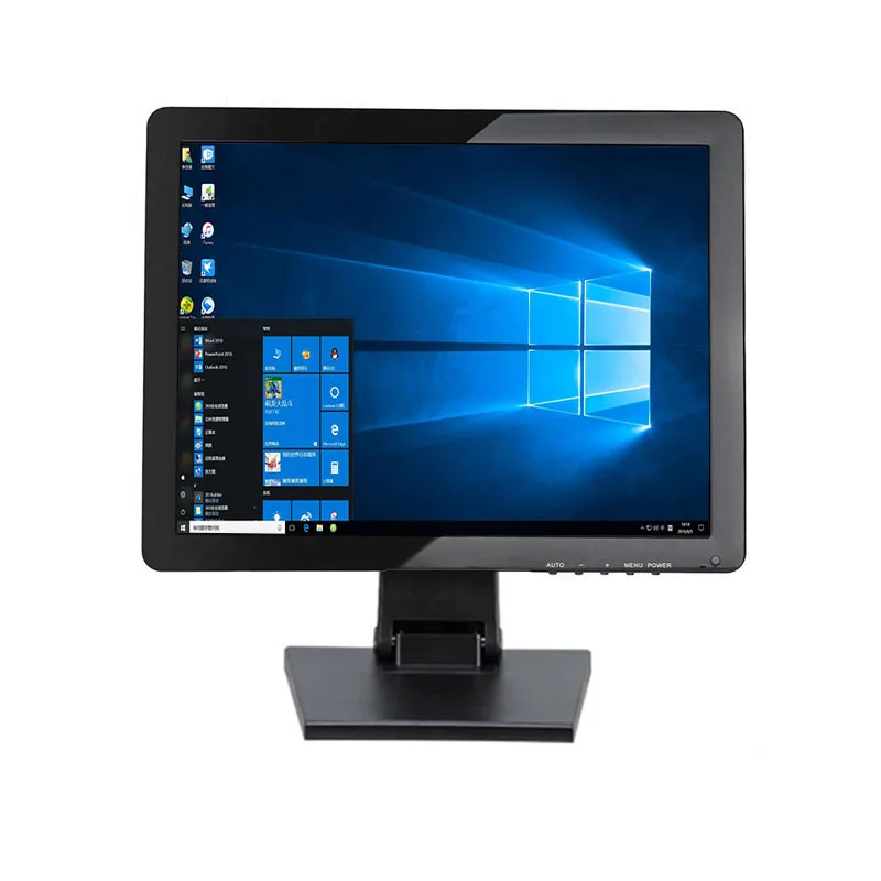 15 Inch POS Screen Monitor for PC 1024*768 Desktop CCTV Computer LCD Display with VGA/HDMI/USB For Camera PS3 PS4 Xbox360