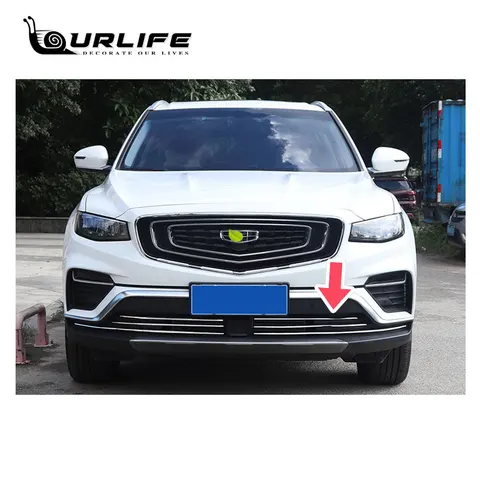 Для Geely Atlas Pro Azkarra 2021 2022 2023 отделка передней решетки автомобиля внешняя отделка передняя решетка двигателя декоративная полоса Аксессуары