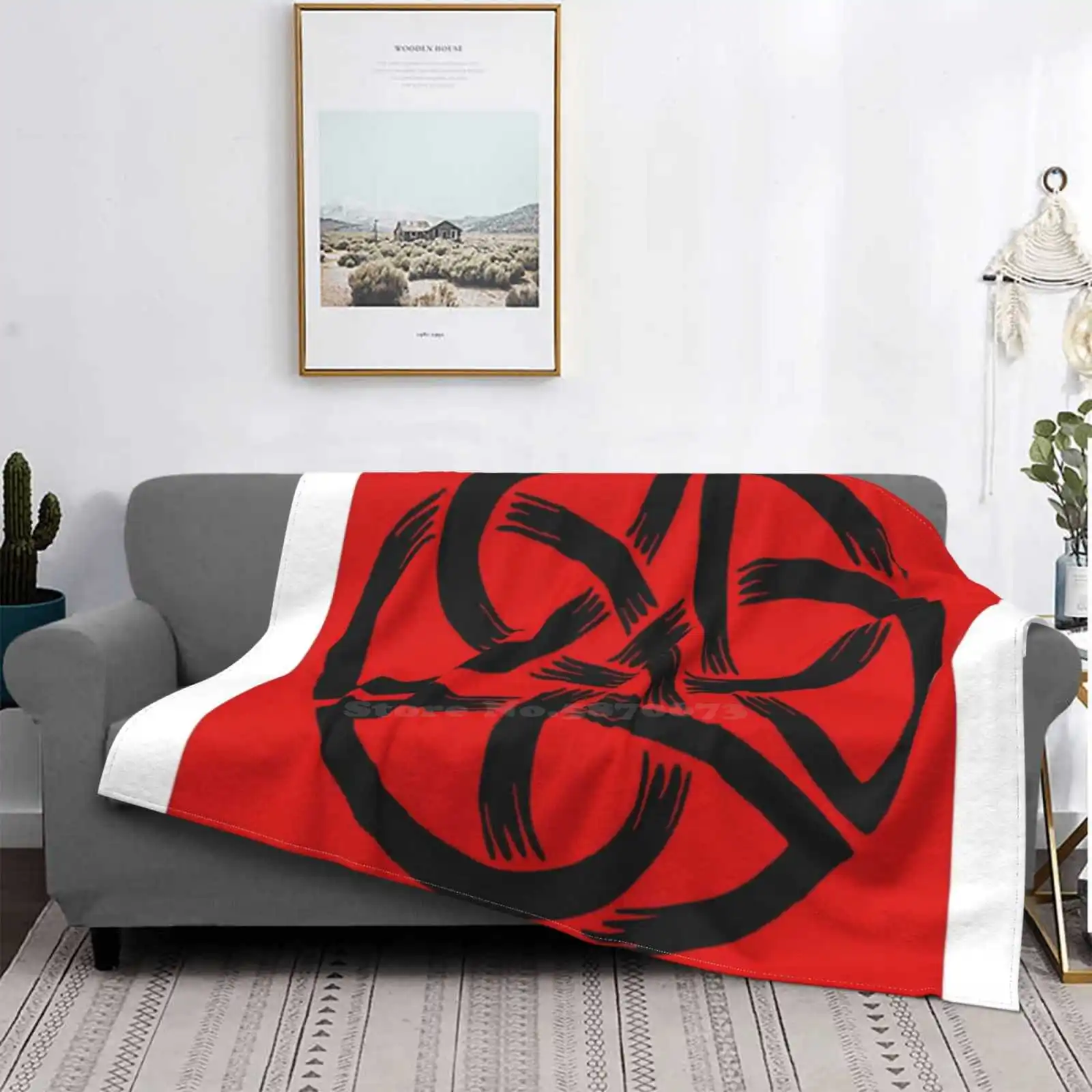 

Knot Creative Design Light Thin Soft Flannel Blanket Knot Infinite