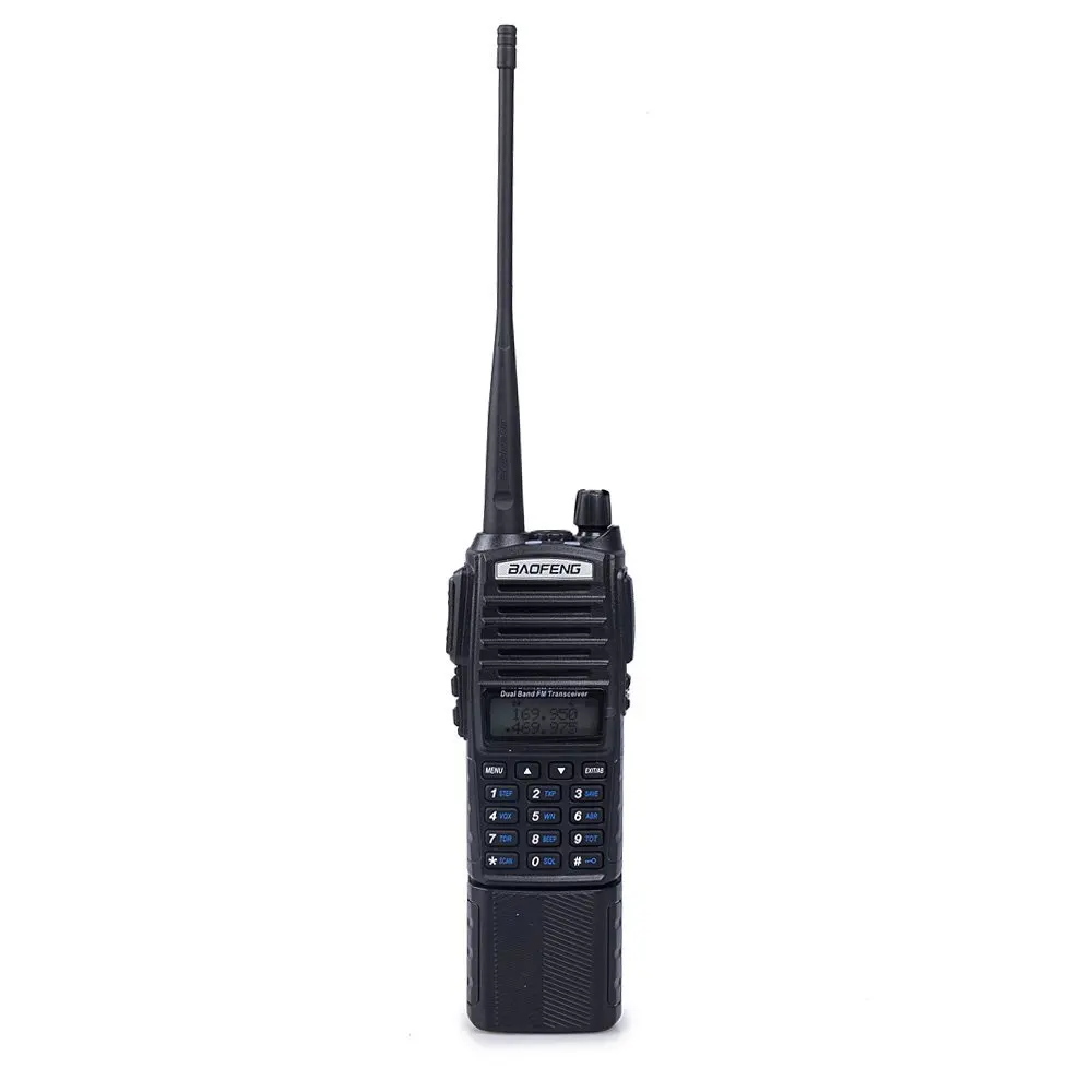 Baofeng UV-82 Walkie Talkie Baterai 3800MAh Dual Band Daya Besar UV82 Radio Dua Arah Amatir Portabel FM Ham Transceiver