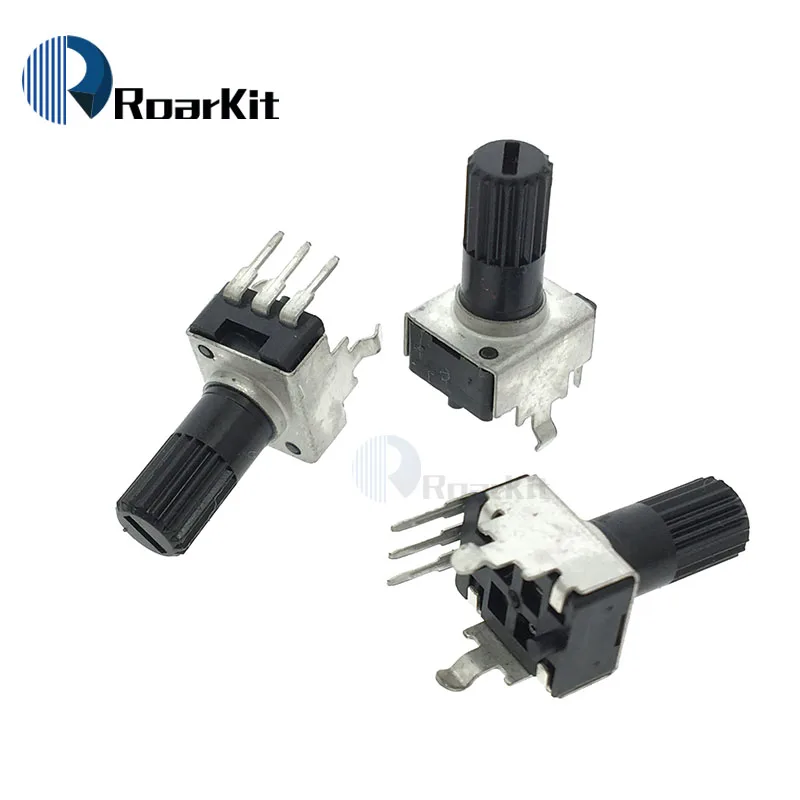 5PCS/LOT RV09 Vertical Adjustable Potentiometer 1K 2K 5k 10K 20K 50K 100K 1M 0932 9 Type 3pin Seal Potentiometer 5pcs/lot