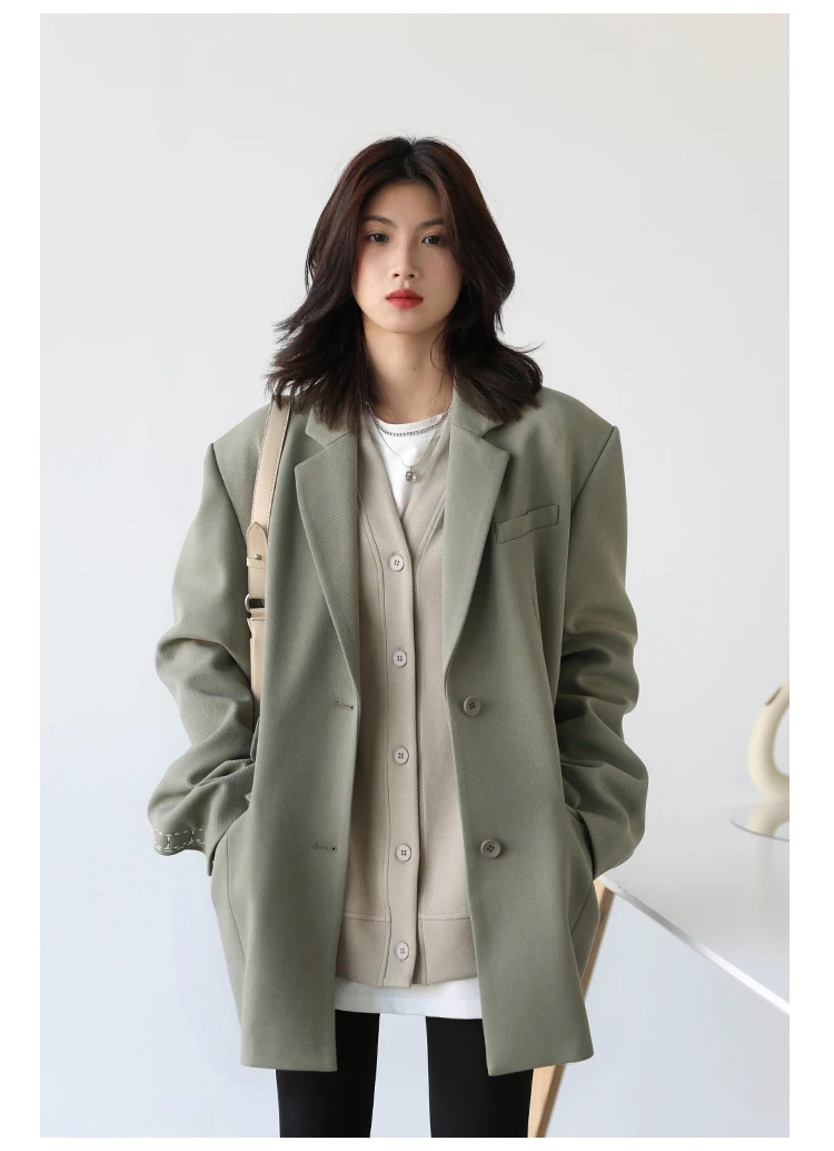 CHIC VEN Korean Women's Sweatshirts Solid Plush Thick Warm Loose Casual Female Tops Office Lady Coats Jacket Autumn Winter 2026