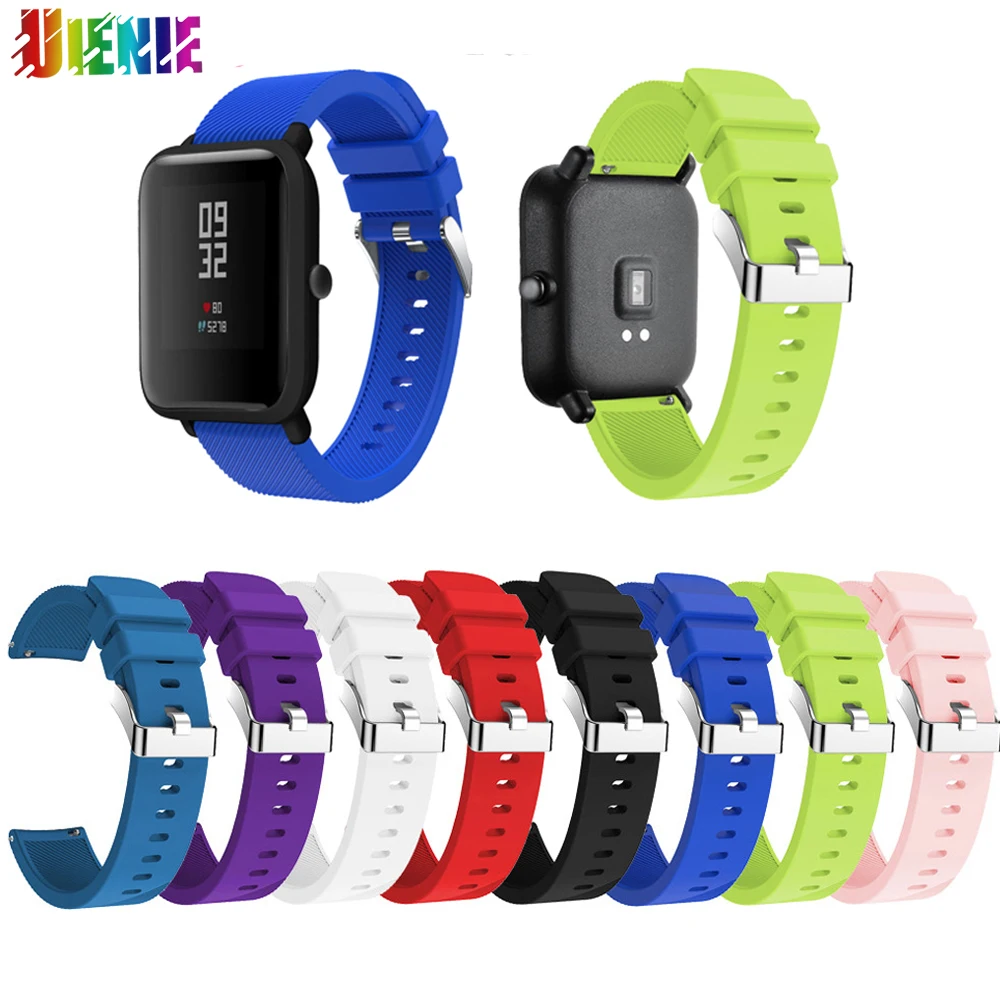 스포츠 실리콘 스트랩 샤오미 Huami Amazfit GTS/GTR 팔찌 손목 스트랩 Huami Amazfit GTS 42mm 밴드 Huami Amazfit GTR