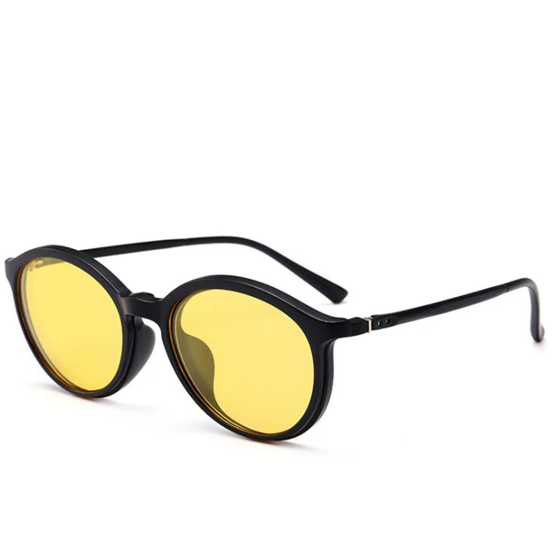 2223 Magnet Clip Round Frame Myopia Glasses 0 -0.5 -1.0 -1.5 -2.0 -2.5 -3.0 -3.5 -4.0 -4.5 -5.0 -5.5 -6.0