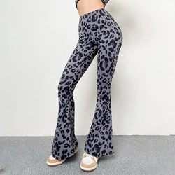 New Gold Leopard Print Sexy Bubble Butt Lift Leggings Women Sexy High Waist Elastic Running Sport Pants Gym Squat Workout Tights