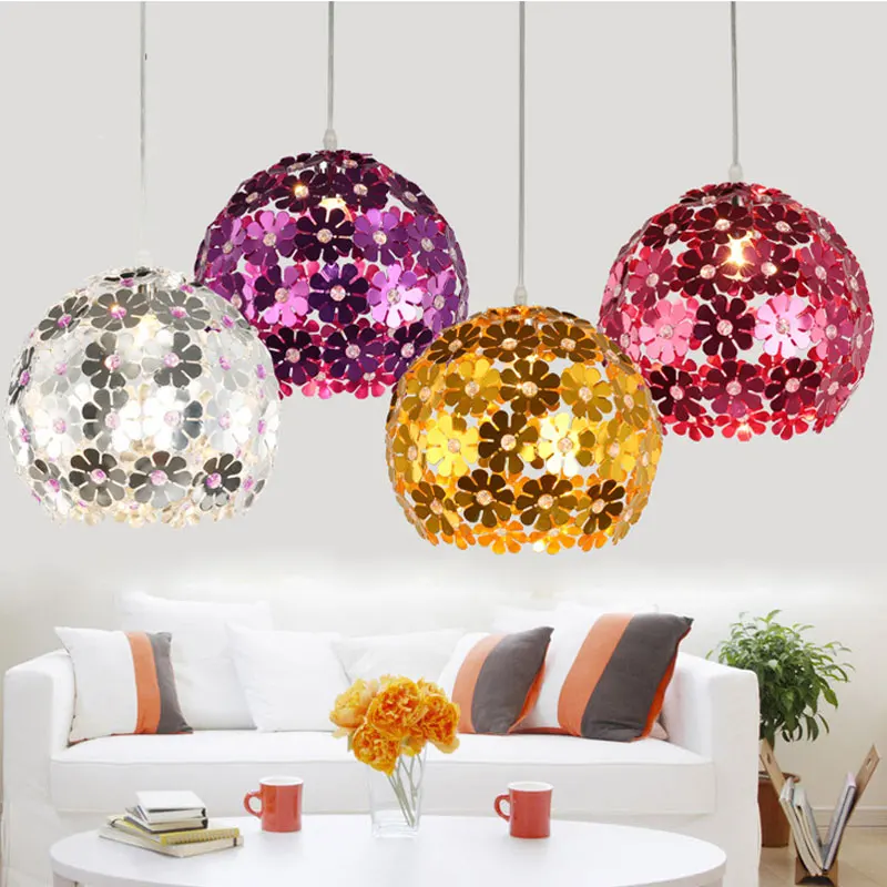 Modern Aluminum Round Plum Blossom Pendant Lights Bar Dining Room Light Fixtures Nordic Kitchen Living Room Bedroom Decor Lamps