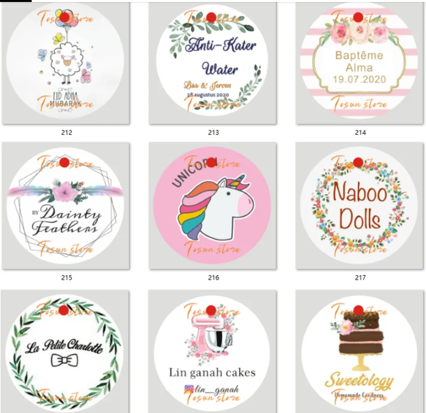 Customized Round Wedding Tags Personalized Wedding Tags, Candy Tags, Birthday, Baptism, Your Photo