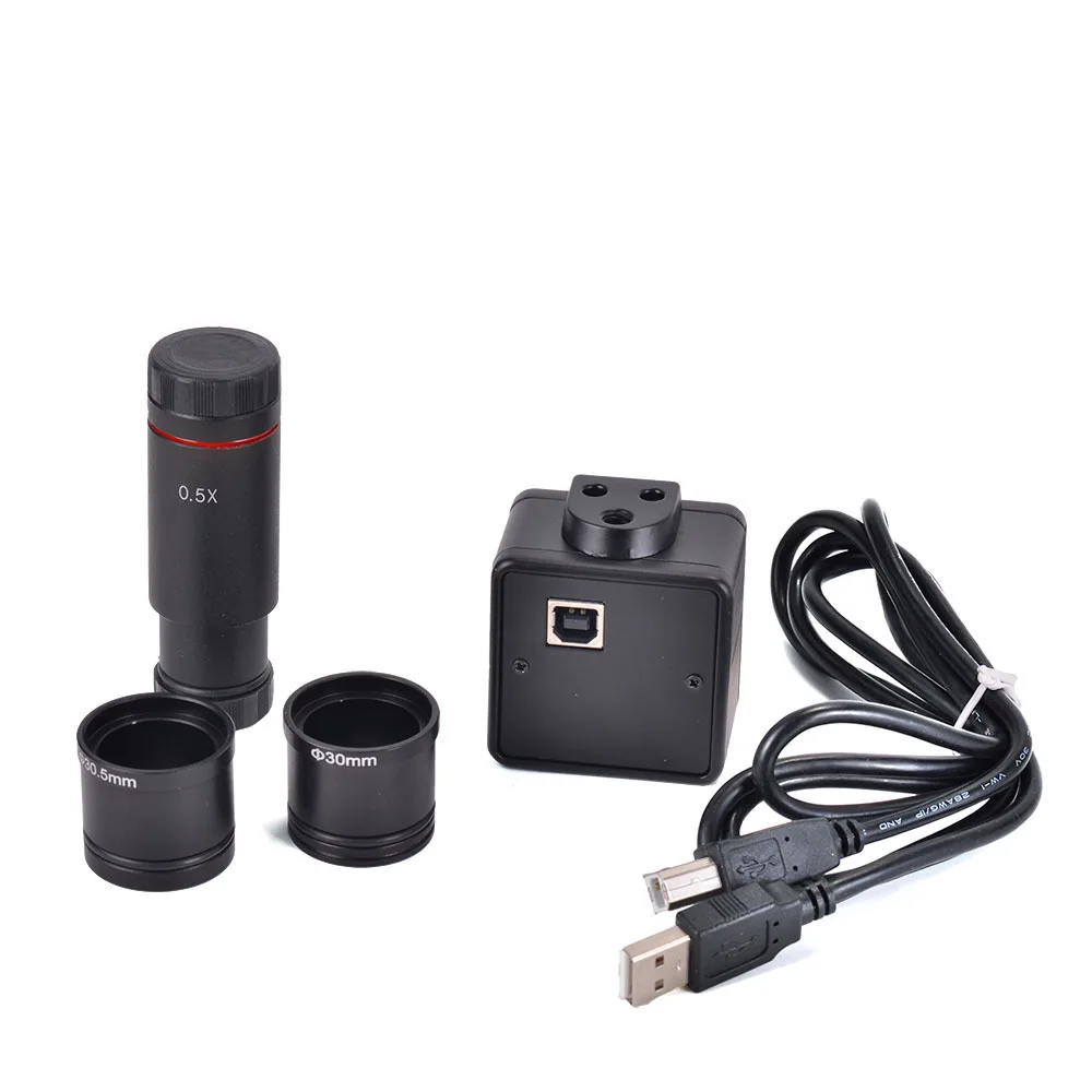 5MP Cmos กล้องจุลทรรศน์ USB กล้องจุลทรรศน์ดิจิตอลช่องมองภาพอิเล็กทรอนิกส์ไดร์เวอร์ฟรีกล้องจุลทรรศน์ความละเอียดสูงความเร็วสูงกล้องอุตสาหกรรม