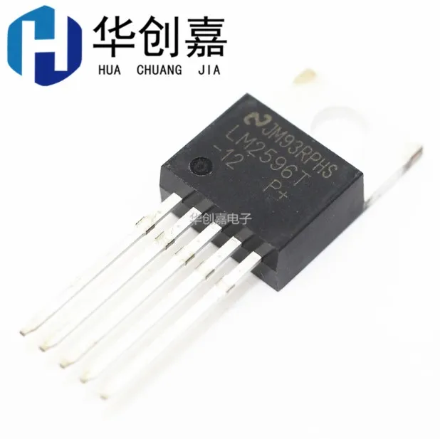 5PCS LM2596T-12 regulator 12V triode LM2596 chip is directly inserted into TO-220 LM2596T