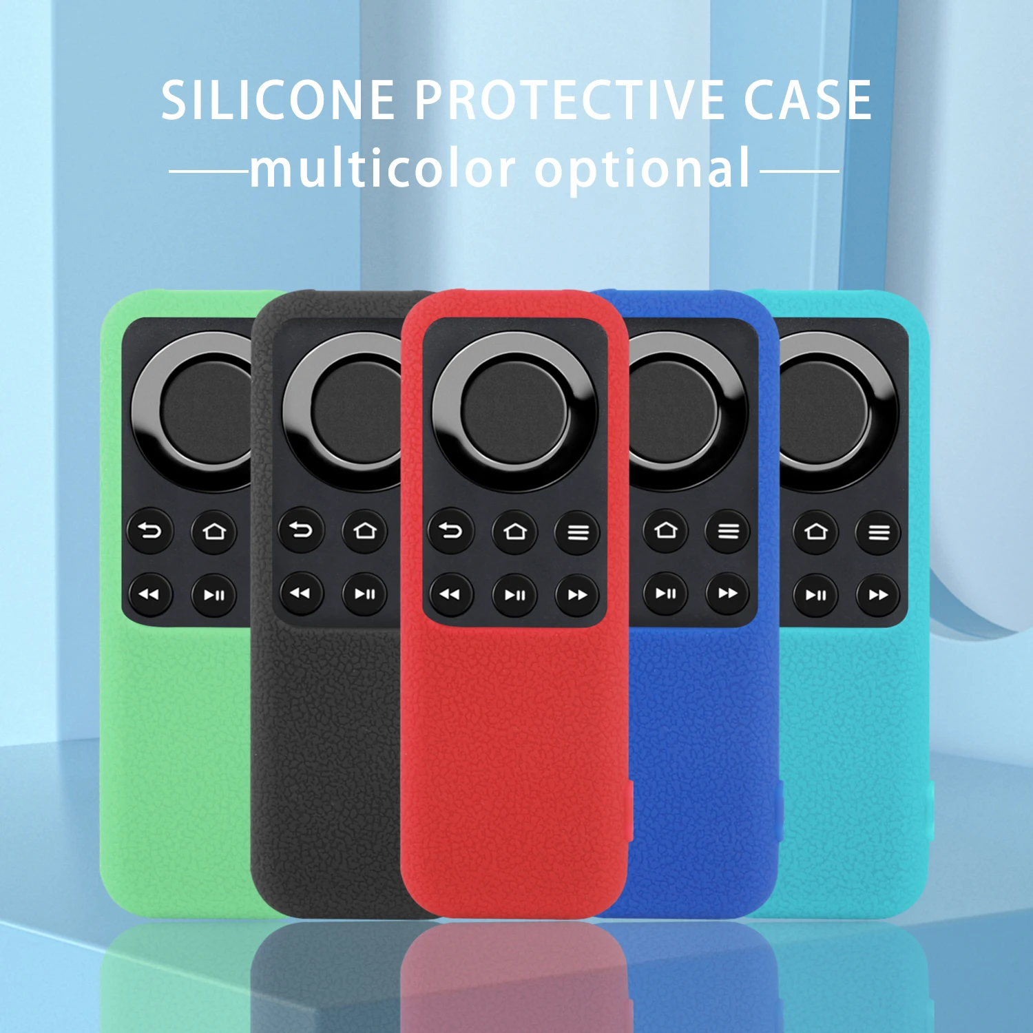 Silicone Cover for Amazon Fire TV Stick Player CV98LM YMX-01 Protective Washable Skin-Friendly Shockproof Remote Control Case