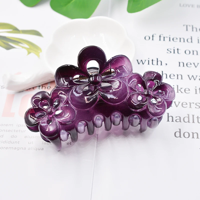 Vintage Hair Clips for Women Hairclip Elegant Flower Claw Clip Fashion Crab for Hair Girls Claw Clip Hair Clip Hair Accessories