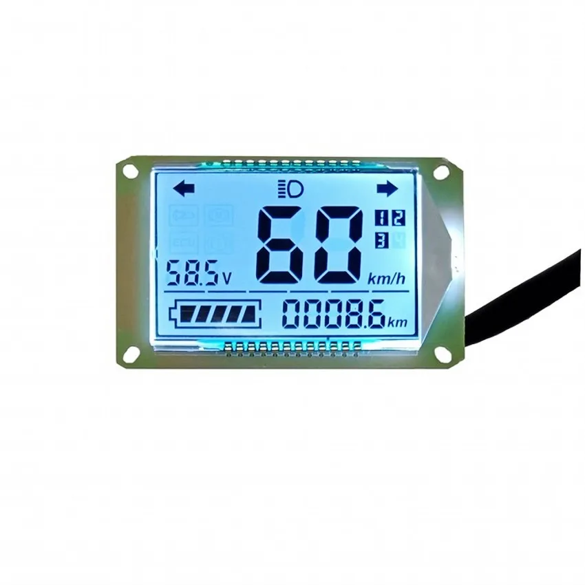 LCD display  multifunction Electric bicycle 48v60v72v watch core display electric motorcycle voltmeter speedometer