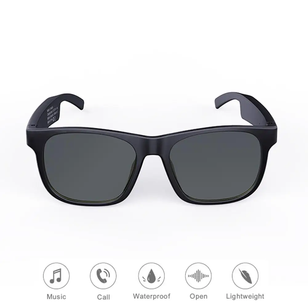 Bluetooth 5.0 Polarized Smart Glasses Sports Headphone Sunglasses Headset Earphone Speakers Semi-Open Driving Sun Glass