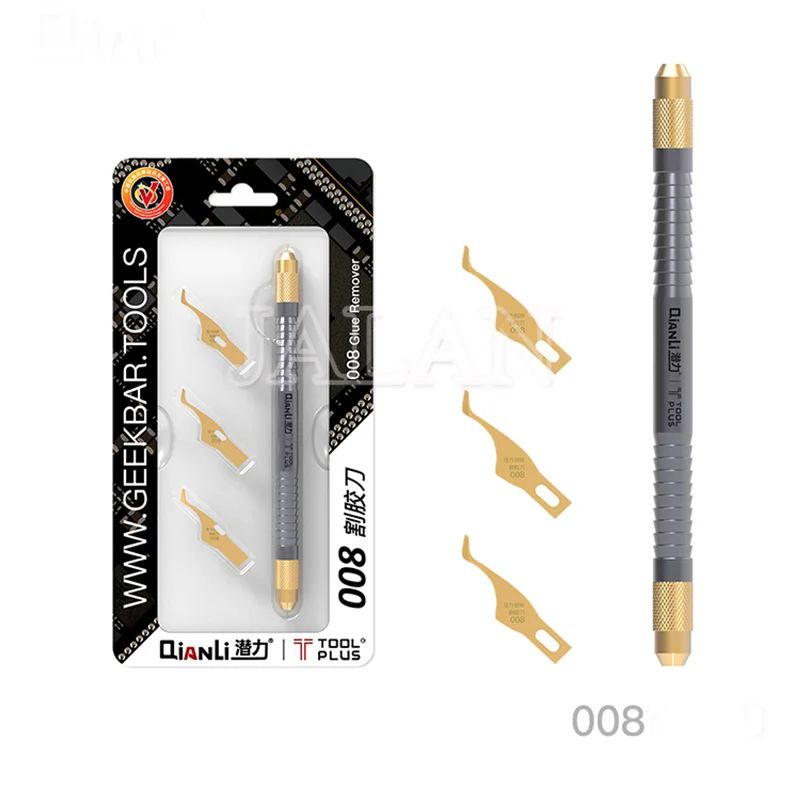 Qianli 007 008 009 011 رقيقة شفرة متعددة الوظائف وحدة المعالجة المركزية و IC مزيل الصمغ سكين اللوحة بغا رقاقة الغراء تنظيف كشط نقب سكين
