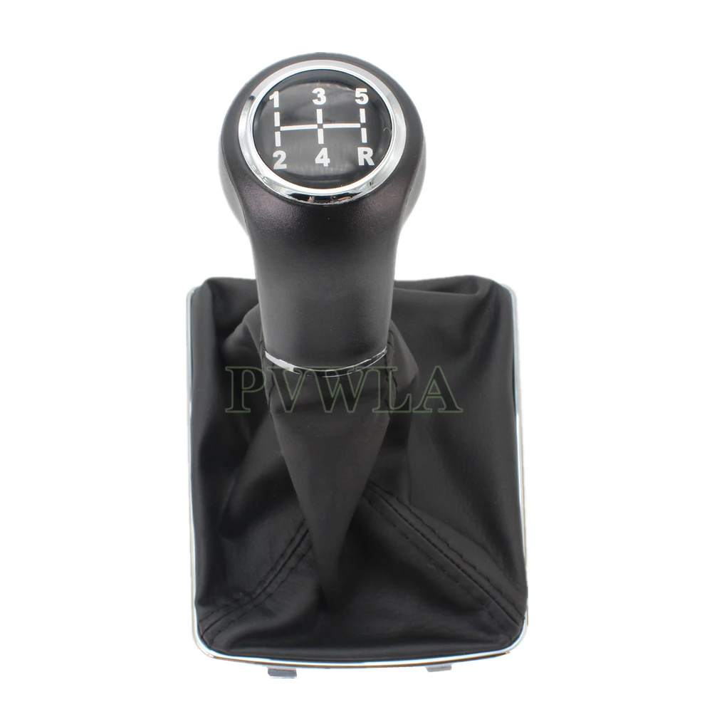 Car-Stying 5/6 Speed Car Stick Gear Shift Knob With PU Leather Boot  For OPEL ASTRA H 2004 2005 2006 2007 2008 2009