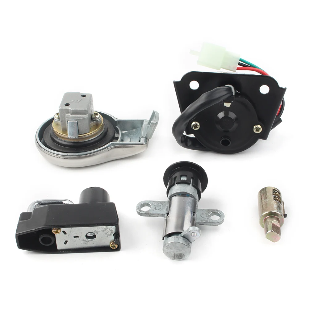 Motorcycle Ignition Switch Seat Steering Helmet Lock Fuel Gas Cap Tank Cover 2 Keys For Yamaha XV250 XV125 Virago XV535 XV240