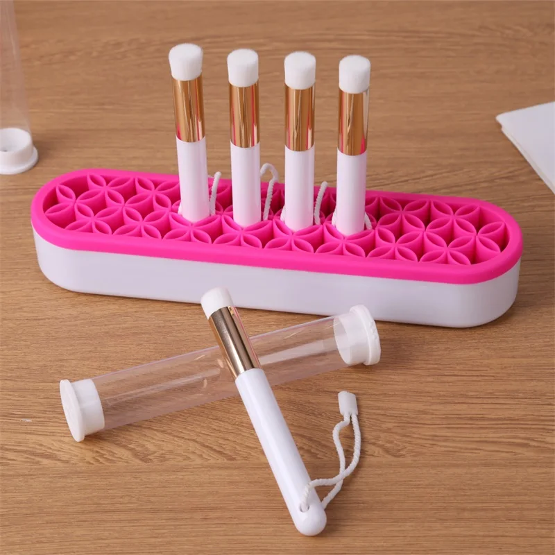 Mini Blending Brush Match Brush Holder for Crafting DIY Scrapbooking Cards Painting Craft Project Brushes Hand Tool