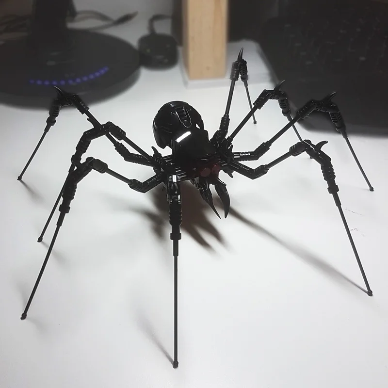 

NEW Magical Creepy Spider Araneid MOC Building Blocks Model DIY Educational Constuction Toys Children Christmas Gifts