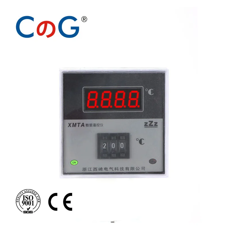 CG XMTA Series Dial รหัส0-600องศาเซลเซียส K J PT100 AC 220V 96*96มม.อิเล็กทรอนิกส์เทอร์โมคอนโทรลเลอร์อุณหภูมิแบบดิจิตอล
