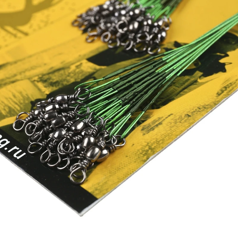 60 قطعة النايلون المغلفة الصلب خيط صيد 15 سنتيمتر 20 سنتيمتر 25 سنتيمتر المقود قطب الرصاص تتبع أدوات خيط صنارة صيد