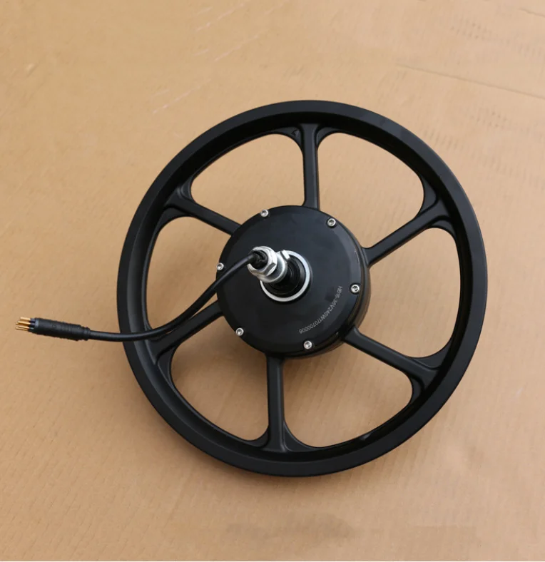 16-Inch Gruppo Ruota Integrato Del Motore 36 V 250 W Brushless in Corrente Continua Ad Alta Velocità in Lega di Alluminio Ruote a Motore impostare