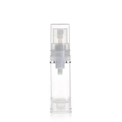 Bouteille sans air en plastique pour crème pour les yeux, pompe, vide, échantillon cosmétique, emballage, 5ml, 10ml, 12ml, 15ml, 80,bouteille