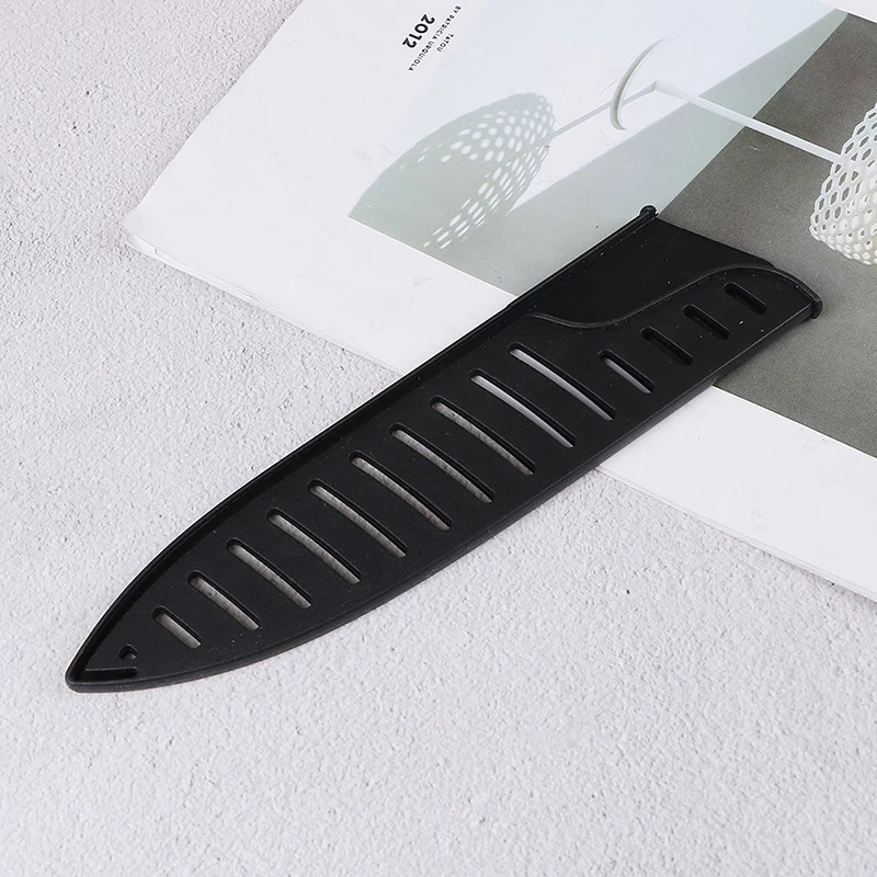 Black Plastic Kitchen Knife Blade Protector Sheath Cover for 8 Inches Knife