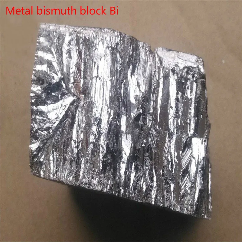 

50g hot sale high purity bismuth bismuth ingot metal block bismuth needle bismuth ball beads bismuth pure bismuth block