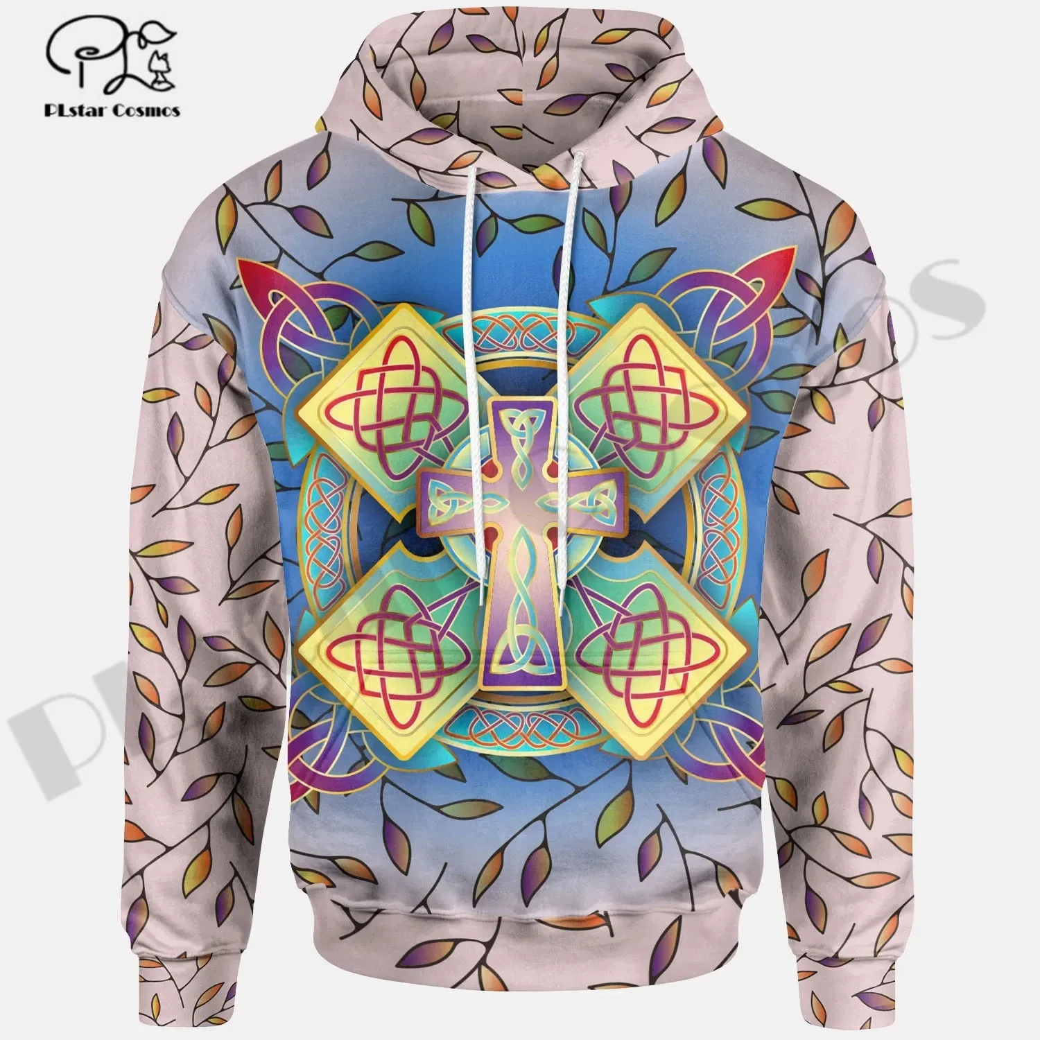 

PLstarCosmos 3DPrint Newest Celtic Retro Cross Art Unique Men/Women Premium Harajuku Casual Streetwear Hoodies/Zip/Sweatshirt 4