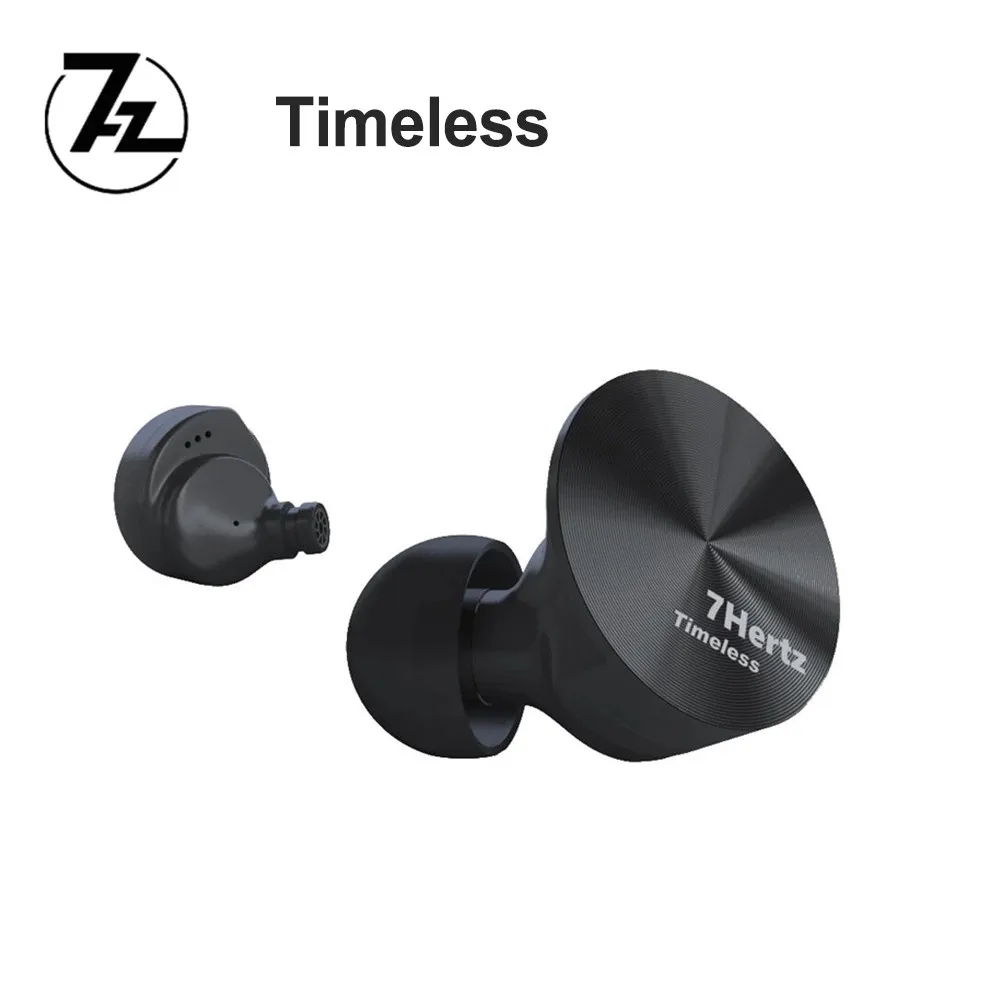 

7HZ Timeless 14.2mm Planar HiFi Music Monitor DJ Studio Audiophile In-ear Earphones CNC Aluminum Shell Detachable MMCX Cable