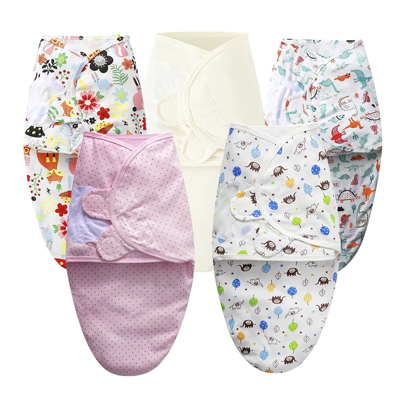 Túi Ngủ Cho Bé Sơ Sinh Bao Kén Quấn Swaddle 100% Cotton Mềm Mại 0-6 Tháng Ngủ Chăn