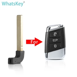 WhatsKey Replacement Smart Key Blade blank Uncut Insert For VW Magotan B8 Passat Skoda A7 Variant for Volkswagen Auto accessorie