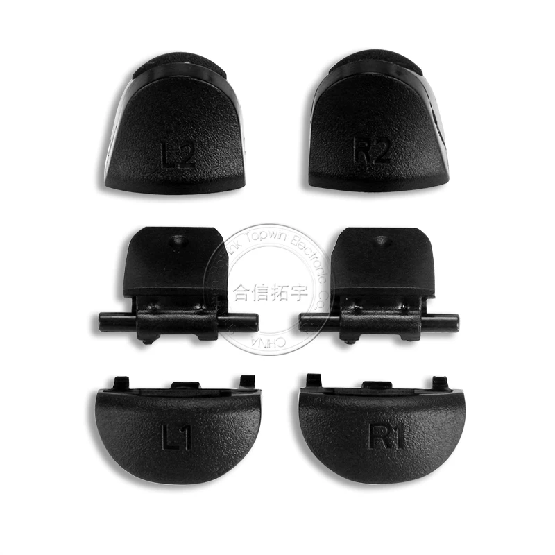 HOTHINK 1set Trigger Buttons L1 R1 R2 L2 with Springs For PlayStation 4 PS4 Controller Version JDM-030