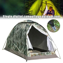 Draagbare Enkele Camouflage Camping Tent Outdoor Reizen Vissen Wandelen & T8