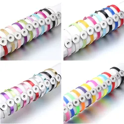 10pcs/lot Wholesale Snap Jewelry Charms Snap Bracelet Bangle Fit 18MM Snap Button for Women Fitting Jewelry