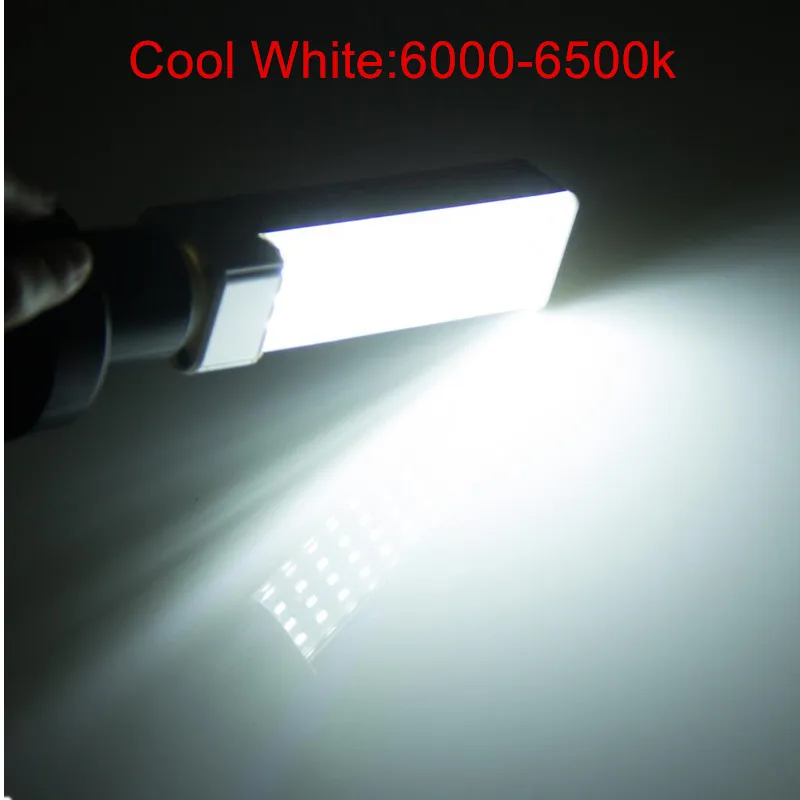 G24 E27 led lamp bulb 8W 10W 12W 14W 16W 18W 2835 Light warm white/Cool white Spotlight 180 Degree Horizontal Plug Light