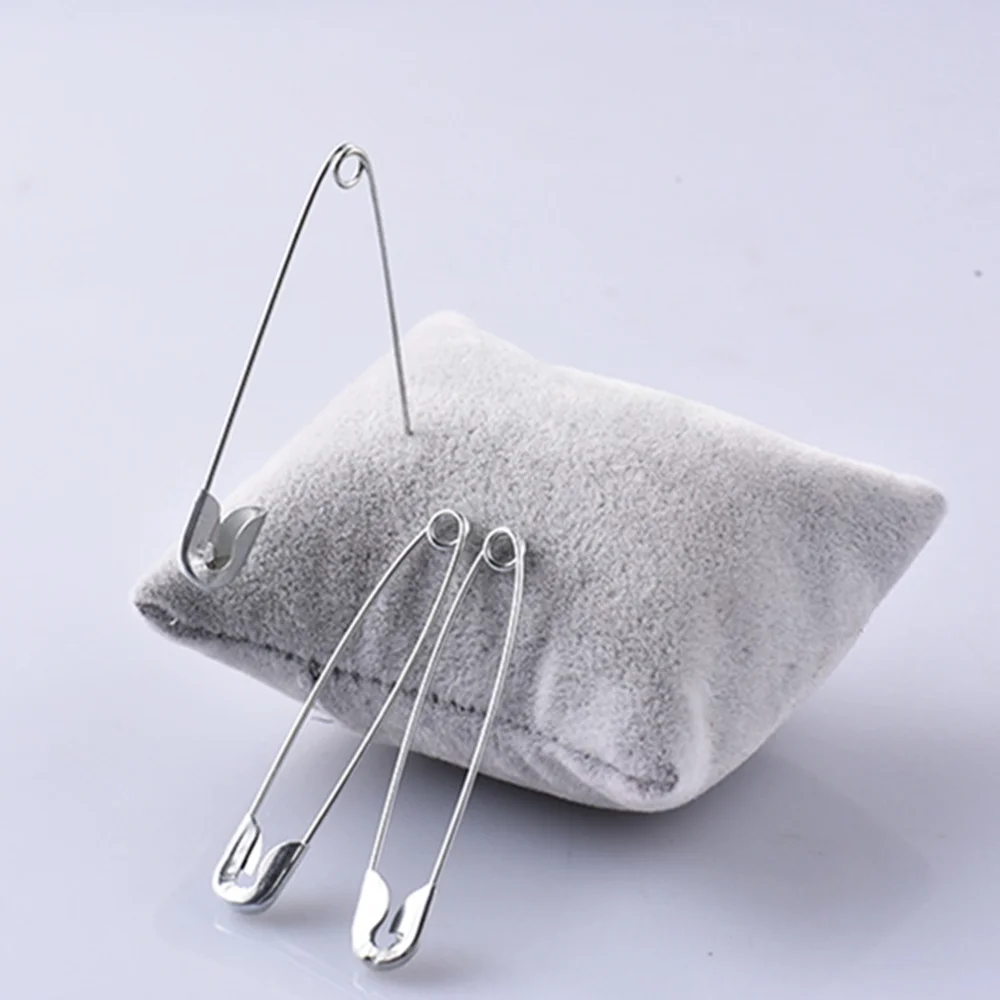 High Quality 50pcs Safety Pins DIY Sewing Tools Accessory 5 Kinds Size Silver Metal Needles Large Safety Pin Small Brooch YJ379