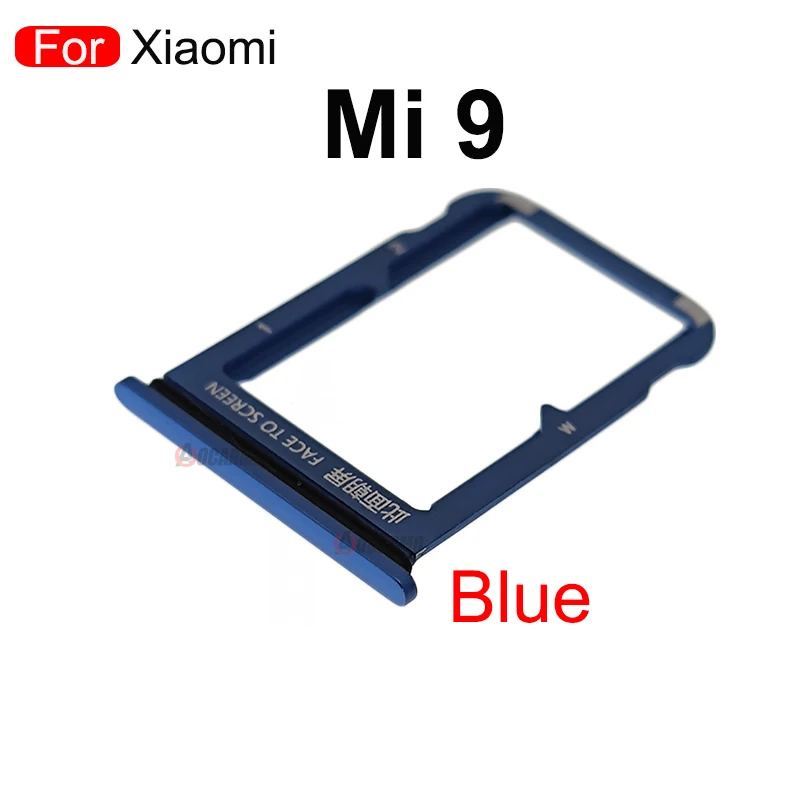 1 Uds bandeja de ranura para tarjeta Sim Xiaomi 9 9SE Lite Mi9 piezas de repuesto